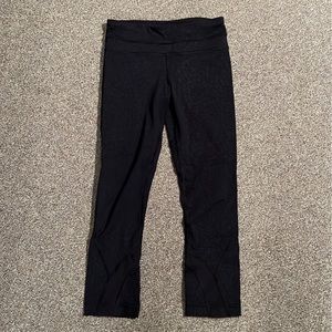 Black Leopard Print Lululemon Leggings